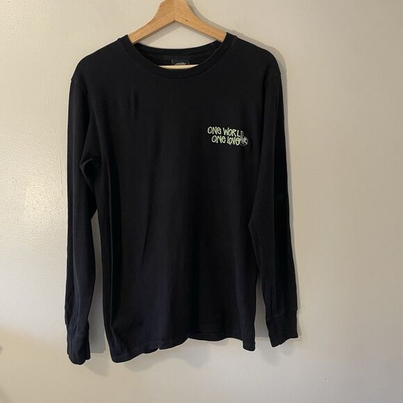 Stussy One World One Love Graphic Shirt Streetwear Bob Marley Sz S - Picture 4 of 10